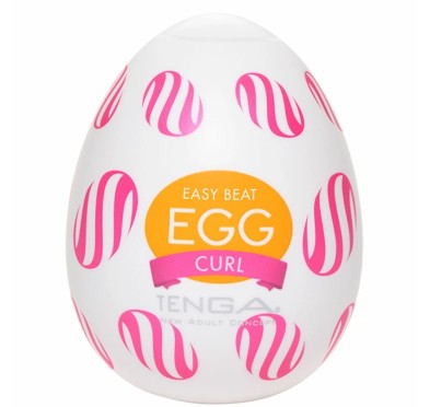 Japoński masturbator - Tenga Egg Wonder Curl 1szt